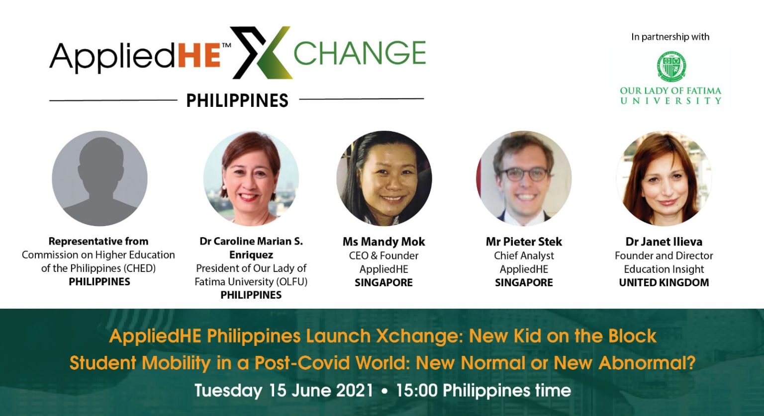 AppliedHE Philippines Launch Xchange: Student Mobility in a Post-Covid World: New Normal or New Abnormal?