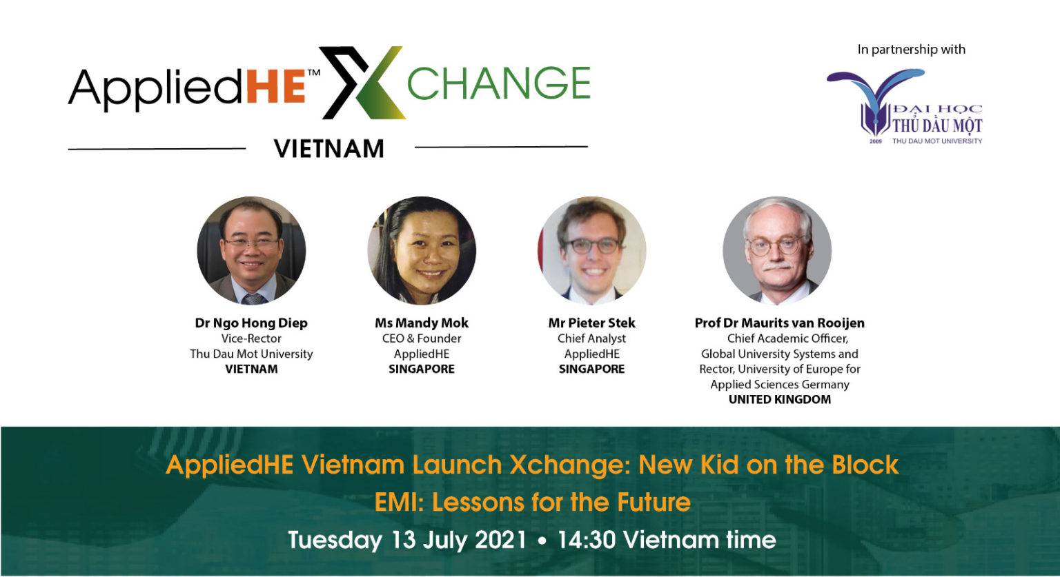 AppliedHE Vietnam Launch Xchange: New Kid on the Block EMI: Lessons for the Future